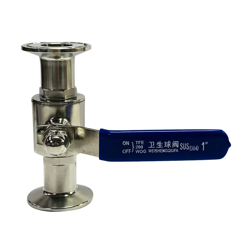 

3/4" 1" Sanitary Tri Clamp Ball Valve Stainless Steel Brewing Ball Valve For Homebrew