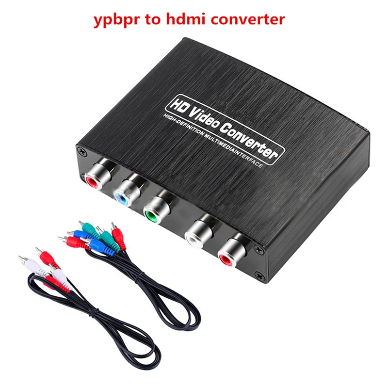 YPBPR To HDMI 1080P HDMI To RGB YPbPr Component Video Converter With R/L Audio Adapter Converter For TV PC DVD Monitor