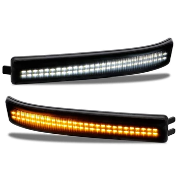 

Turning Side Rearview Mirror Reflector LED Turn Signal Smoke Lens Suitable for Ford F150/Raptor 01-14 LED Mirror Light