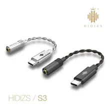 HIDIZS S3 Hi Res Headphone Amplifier USB DAC Android Audio Cable Type C to 3 5mm HiFi Lossless Jack Adapter PCM 24Bit 192kHz