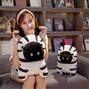 Cute sitting pony doll peluches zebra plush doll plush toy cartoon animal pillow baby toys juguetes ni?a home decor holiday gift