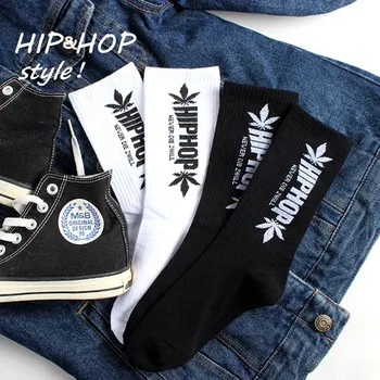 

hip hop socks woman calcetines women skarpetki meias meia calcetas skateboard streetwear chaussette cotton sock cool sokken