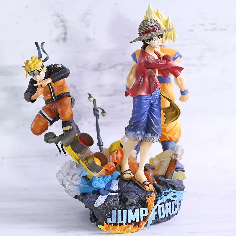 Jump Force Monkey D Луффи Сон Гоку Узумаки Наруто Коллекционное издание статуя ПВХ фигурка модель игрушки