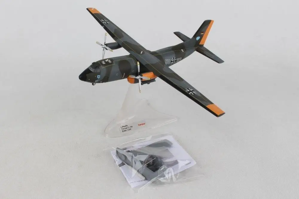 Herpa Luftwaffle transmall C-160 1/200 литье под давлением модель самолета