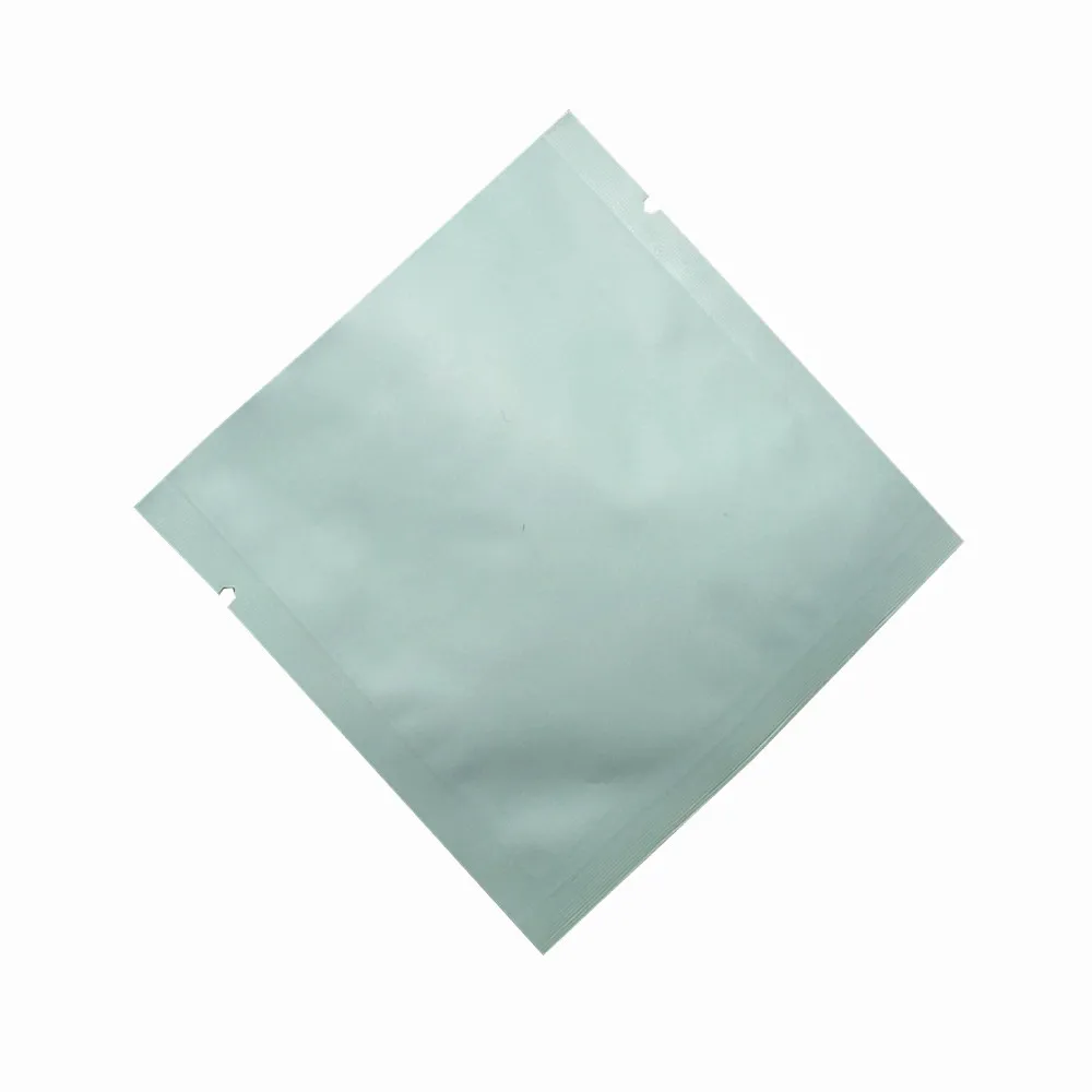 Light Blue 8*8 см Открытый верх вакуумное уплотнение алюминиевой фольги упаковочные мешки для маски гайки сумка для хранения конфет слеза Нотч тепло герметичный Майларовый мешок - Цвет: Light Blue