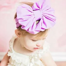 Горячая Распродажа горячая Распродажа Европа и Америка хлопок ткань дети большой бант детская лента для волос повязка для волос резинки для волос аксессуары для волос