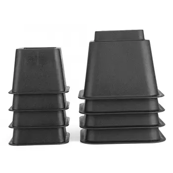 

New Arrive 8pcs Furniture Raiser Bed Risers Set Chair Furniture Lift Blocks Elephant Feet Adjustable Furniture feet