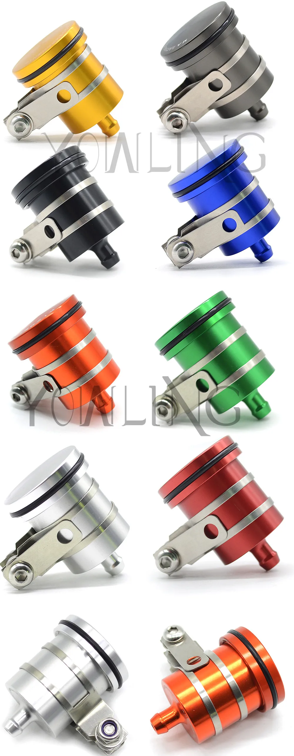 Motorcycle Brake Fluid Reservoir Rear Clutch Tank Oil Fluid Cup For kawasaki Z1000 Z800 Z750 ER-6N ninja300 250 ZX6r ZX9r ZX12r