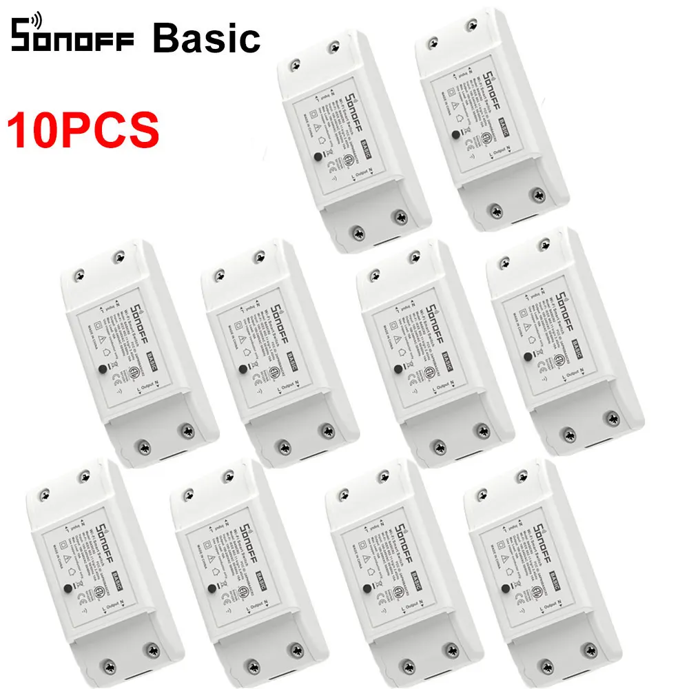 Itead SONOFF Basic R2 Wifi Switch Module Smart Home Timer Light Switch Universal DIY Switch Works With Alexa Google Home 