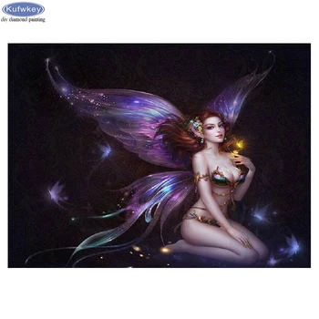 

butterfly fairy diamond painting full square diamond mosaic drawing painting by numbers 5d diy diamond embroidery puzzle picture