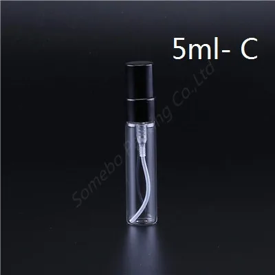 5ml- C 10 шт портативный мини стеклянный флакон духов Пустой емкости для косметики бутилированный тонер распылитель 2 мл 3 мл 5 мл 10 мл - Цвет: 5ml- C