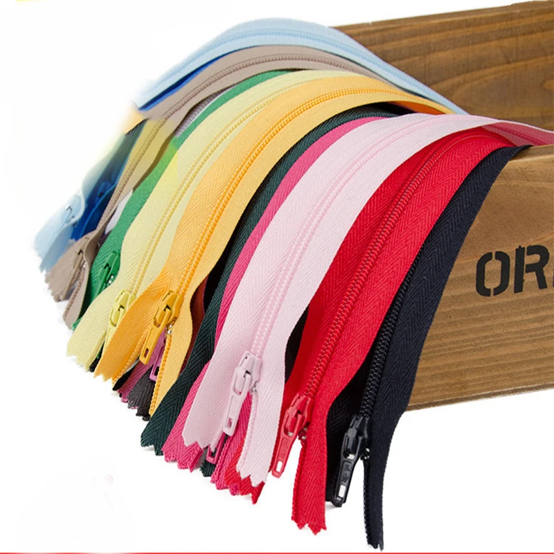 50PCS 3# 20CM（7.87 inches） Nylon Zippers For DIY Sewing Trousers Handmade Wallet 25Colors Available | Дом и сад