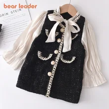 Bear Leader/платье принцессы в стиле пэчворк для девочек Новинка 2021 года, модные вечерние костюмы, детская повседневная одежда с бантом прекрасные костюмы для малышей возрастом от 2 до 7 лет Bear Leader/платье принцессы в стиле пэчворк для девочек Новинка 2021 года, модные вечерние костюмы, детская повседневная одежда с бантом прекрасные костюмы для малышей возрастом от 2 до 7 лет