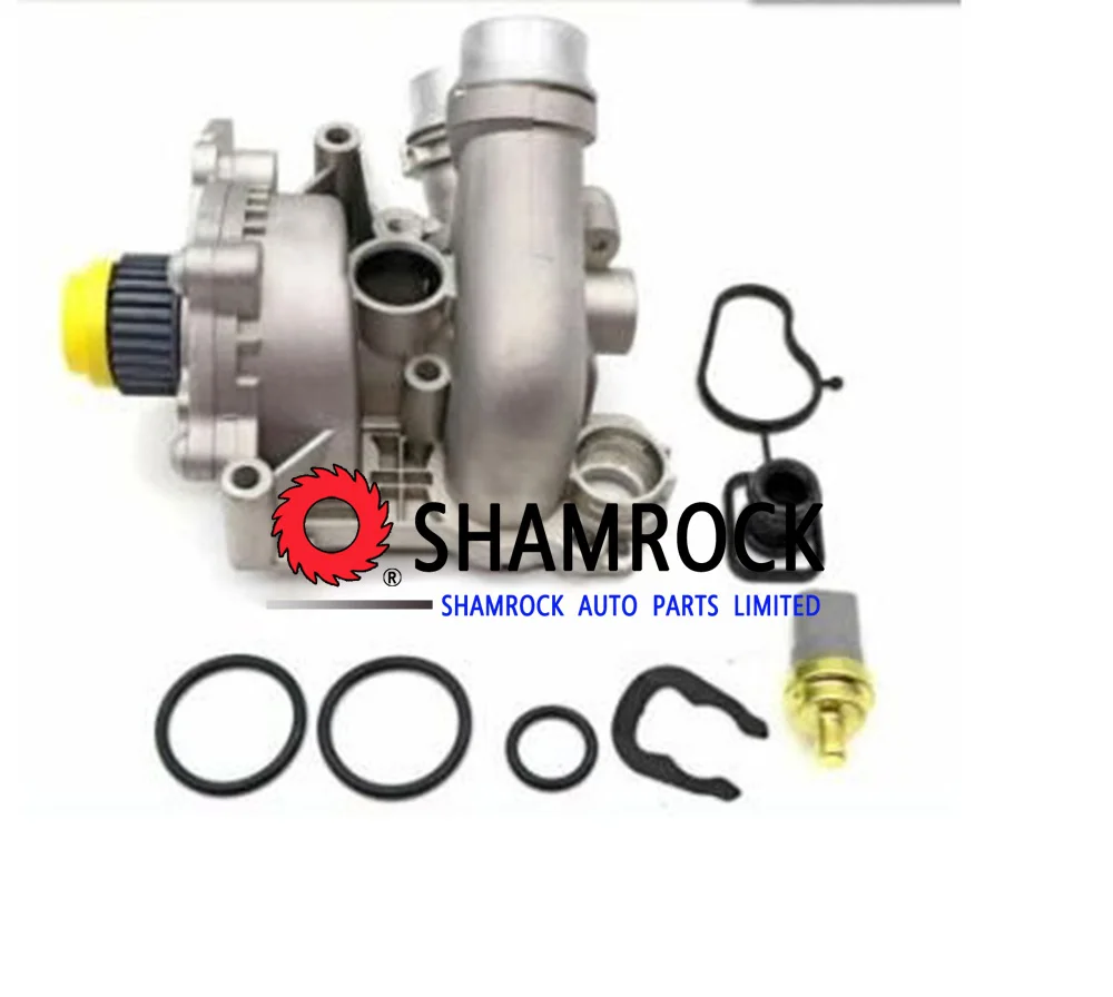 Водяной насос + термостат в сборе OEM 06H121026CD 06H121026DD 06H121026BA 06H121026AE для Aaudi A3 A4 A5 A6 VVW CC Eos