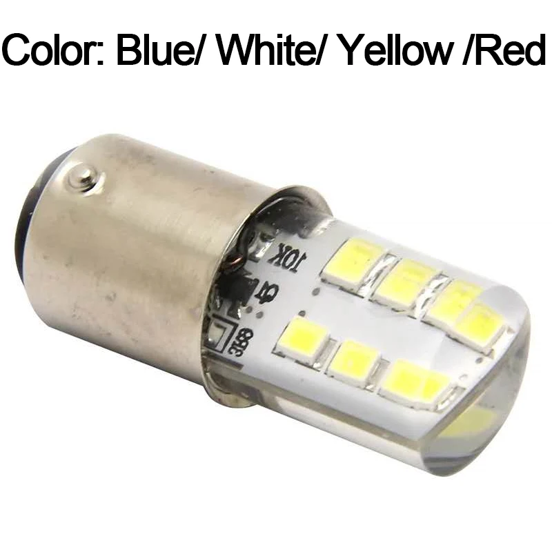 Led Strobe Flash 1156 BA15S P21W 1157 BAY15D p21/5w 12 SMD SILICA Auto Car Turn Signal 12V Brake Lights White Blue 100pcs | Автомобили и