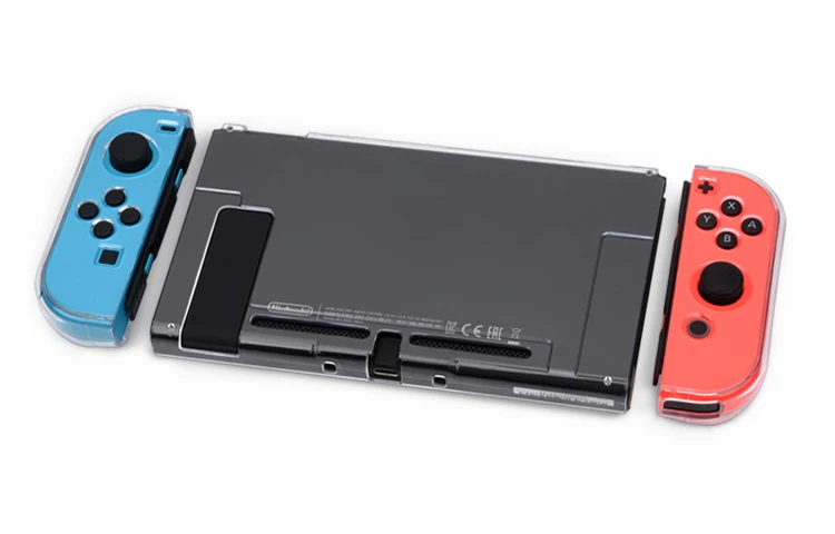 Clear Чехол с защитой от царапин, жесткий чехол для nintendo Nitendo Switch NS NX Joy-Con, аксессуары для контроллера - Цвет: Clear