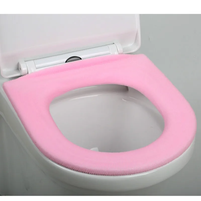 type2 pink Сиденье для унитаза теплое зимнее удобное мягкое подогреваемое моющееся сиденье для унитаза коврик аксессуары для ванной комнаты для домашнего декора - Цвет: type2 pink