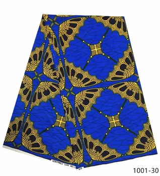 

2019 the latest styles high quality Ankara 100% polyester african wax prints fabric for the wedding free shipping 6yards 1001