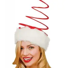 Новинка, забавная Милая Рождественская шапка для взрослых и детей, Весенняя красная Праздничная шапка Санта-Клауса вечерние принадлежности