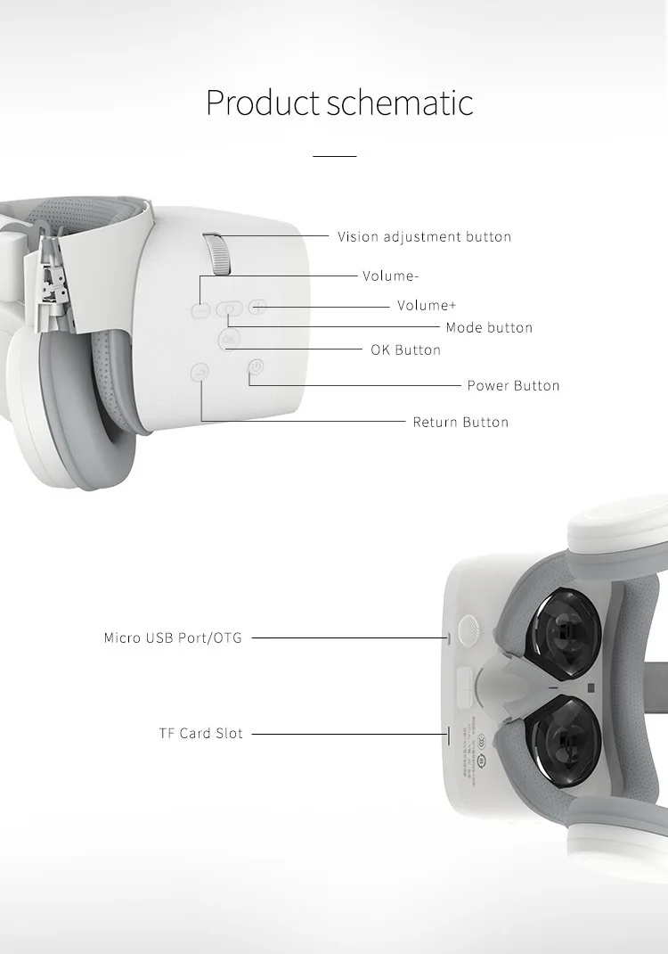 Bobovr X6 виртуальной реальности все в одном бинокль виртуальной реальности 2,5 k HD VR гарнитура Android 3d очки шлем погружения 5,5 'Lcd Wifi Bt4.2