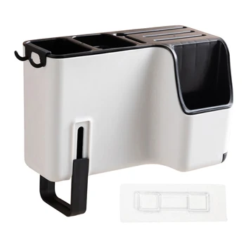 

Kitchen Sink Caddy Storage Organizer Drain Water Wall Mounted Easy Install Multifunction Towels Sponge Holder Chopsticks Cutters