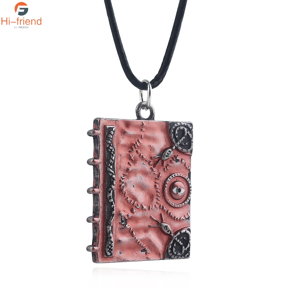 

20Pcs Hot Halloween Necklace Jewelry Witch Also Crazy Magic Book Hocus Pocus three sisters pendant wholesale
