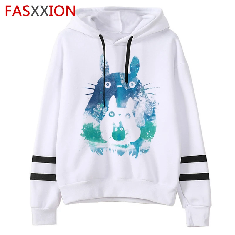 Totoro Kawaii Забавный мультфильм студия Ghibli Толстовка для женщин Харадзюку Миядзаки Хаяо милый 90s Толстовка Графический Ullzang толстовка женская - Цвет: 10535