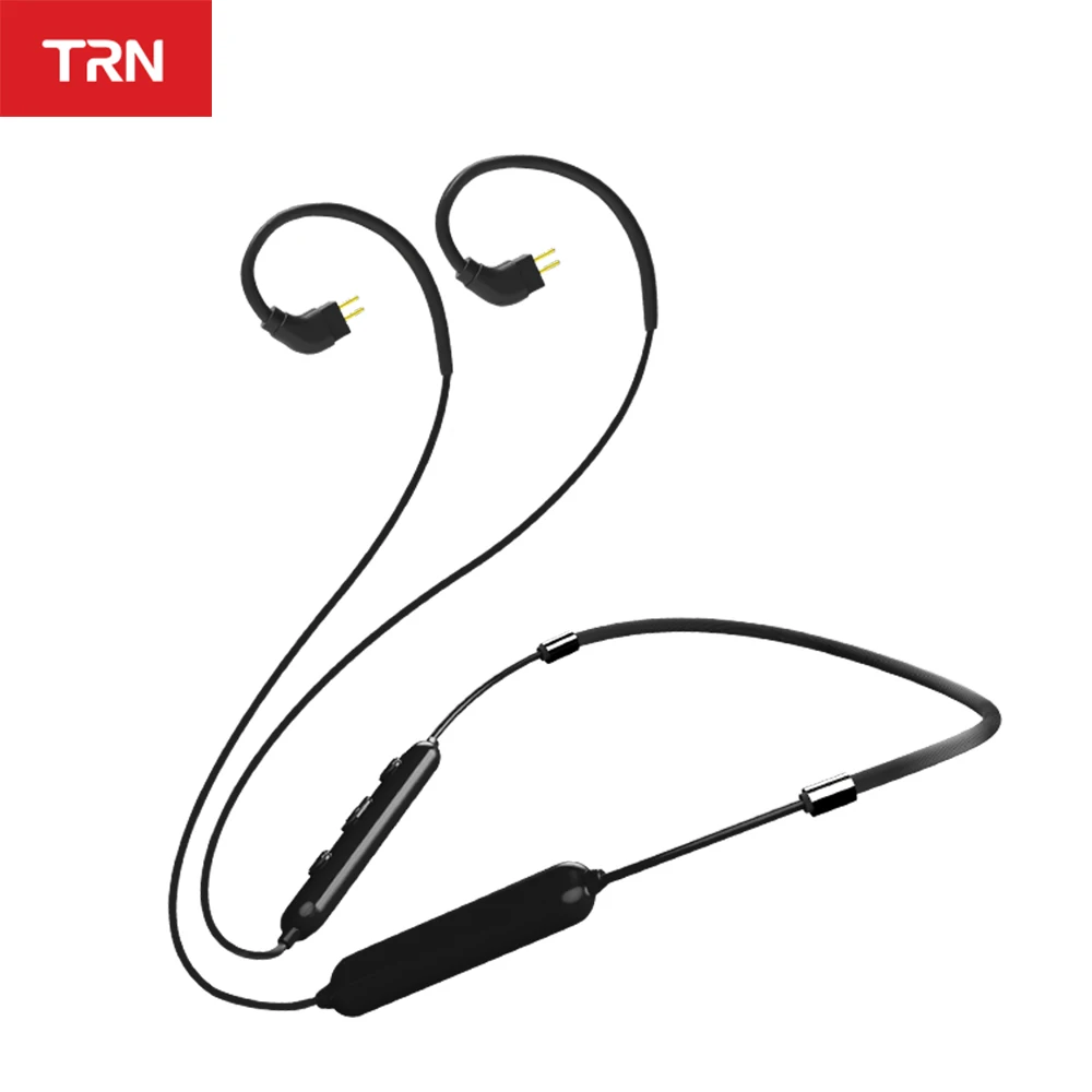 Беспроводные наушники TRN BT10 Bluetooth 4 2 стандарт IPX7 водонепроницаемый кабель HIFI 2PIN/MMCX