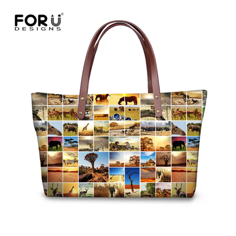 FORUDESIGNS/милый, собака, кот, принт, женская сумка, женские сумки, животные, через плечо, женская сумка, мессенджер, Mujer