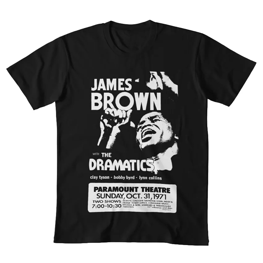 James Vintage Brown Konser Retro T 