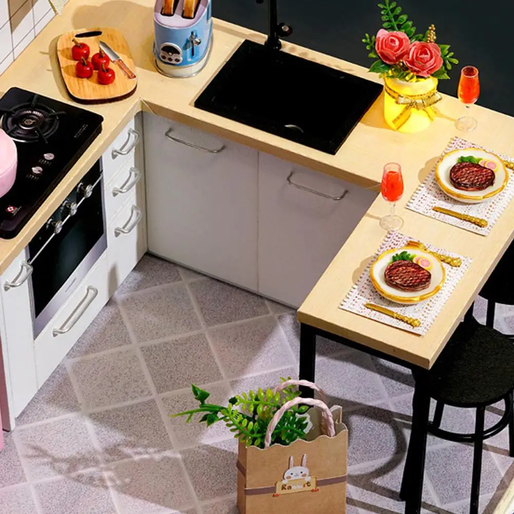 4 стиля обучающий подарок для DIY кабина BT счастье дом серии ручной работы большой дом сборочные модельные игрушки для детей