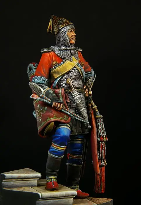 1/24 Набор для моделирования из смолы фигурка русского Цара Guard | Игрушки и хобби