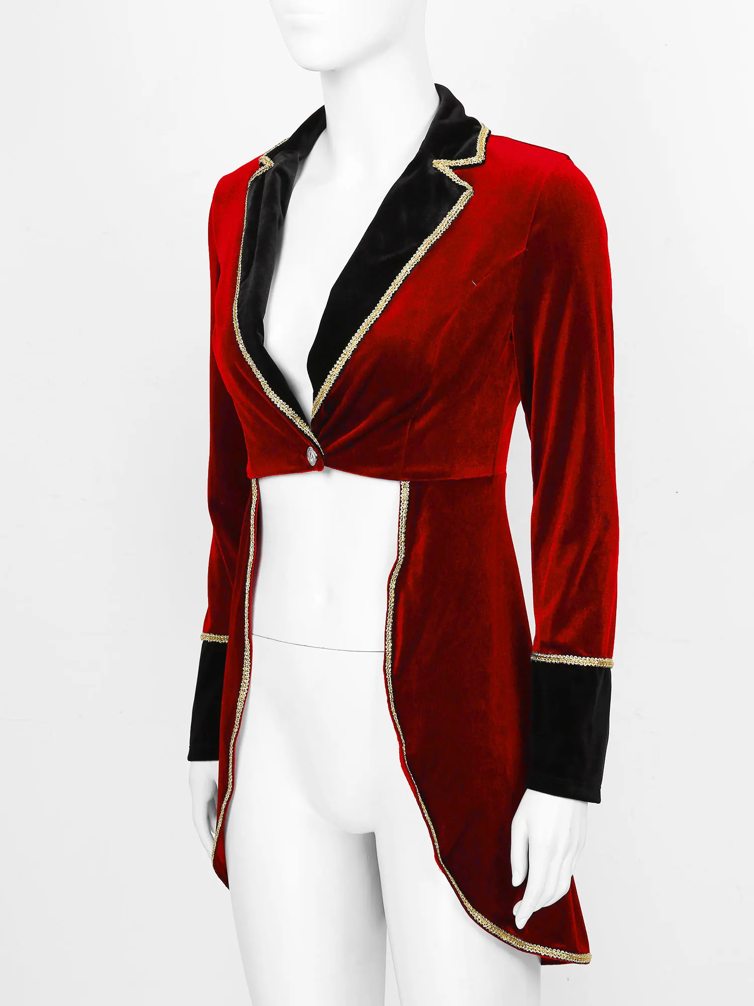 Inlzdz Womens Adult Circus Ringmaster Costume Long Sleeve Jacket Coat Christmas Halloween Carnival Cosplay Festival Rave Outfit -Zentai shop online Hbfccc793eac1407a8ba0a1940c3afb8fN.jpg