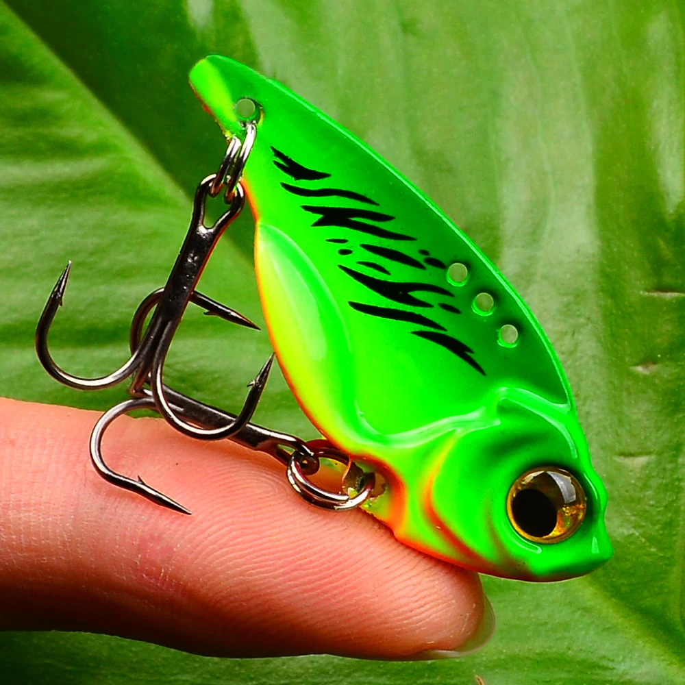 

1pc VIB sunlure 3D Eyes Floating Pencil 5g-7g-10g-15g Spoon Painting Fishing Lure Hard Bait Fishing Tackle Treble Hook