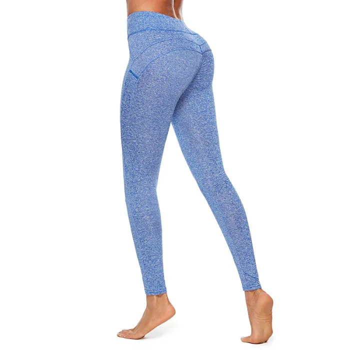Women Sweat Absorption Slim Pants Breathable Hip-lifting Fitness Leggings XRQ88