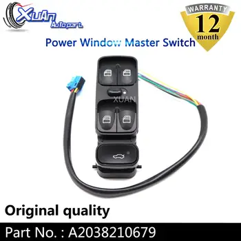 

XUAN Power Window Master Control Lifter Switch A2038210679 For Mercedes-Benz C CLASS W203 C180 C200 C220 SL500