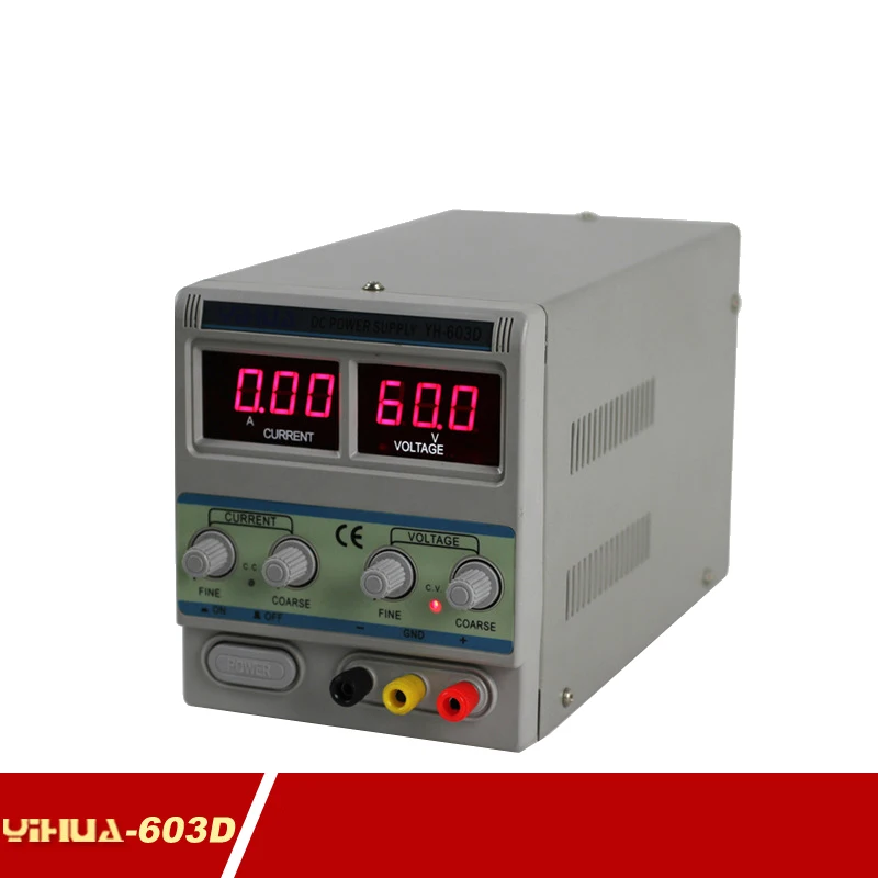 

YIHUA 603D 60V 3A LCD Dc Regulated Power Supply / Medical Lab Power Supply