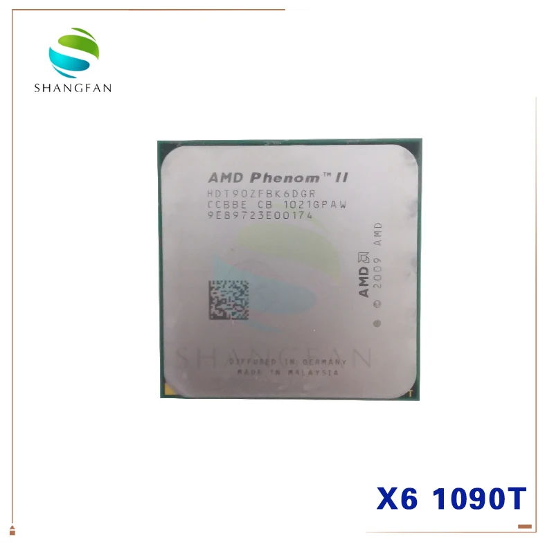 Процессор AMD Phenom X6 1090T X6-1090T 3,2 GHz шестиядерный процессор HDT90ZFBK6DGR 125W Socket AM3 938pin