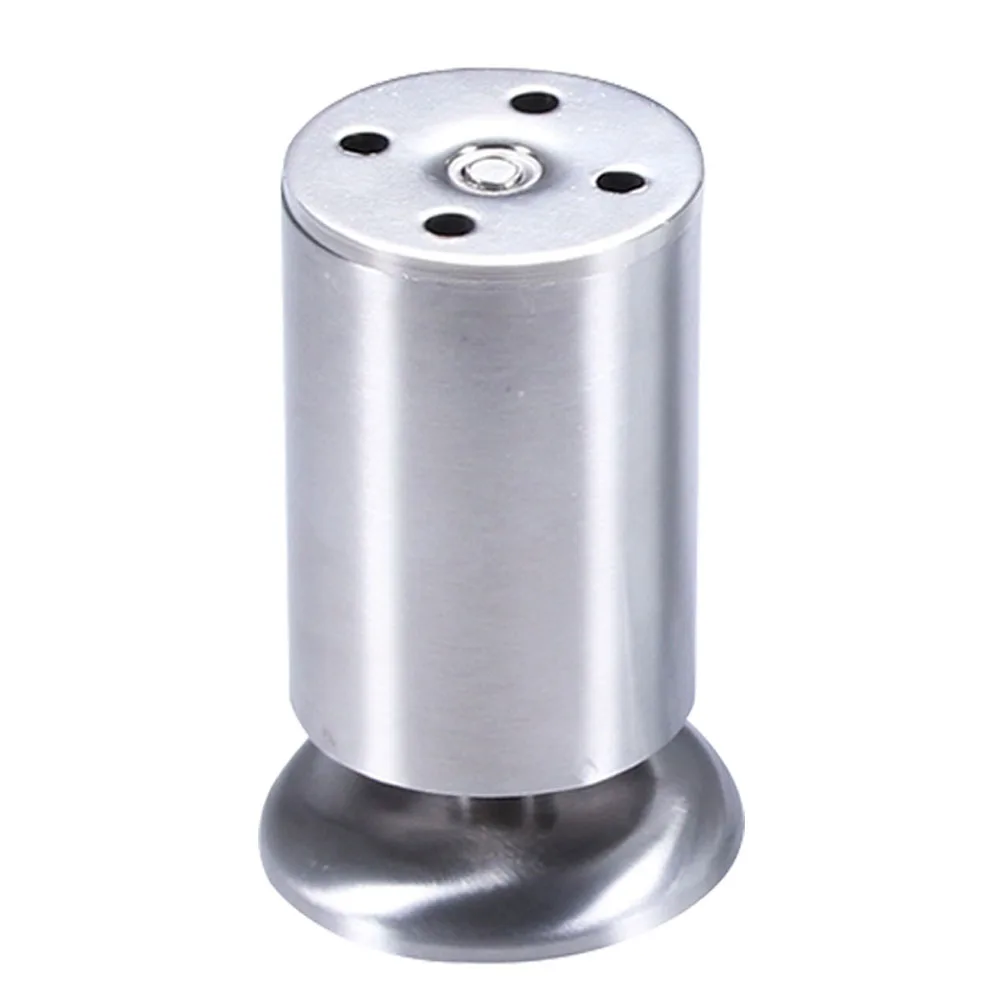 

Table Feet Protective Home Non Slip Rustproof Solid Stainless Steel Round Screw Adjustable Height Cabinet Sofa Furniture Leg
