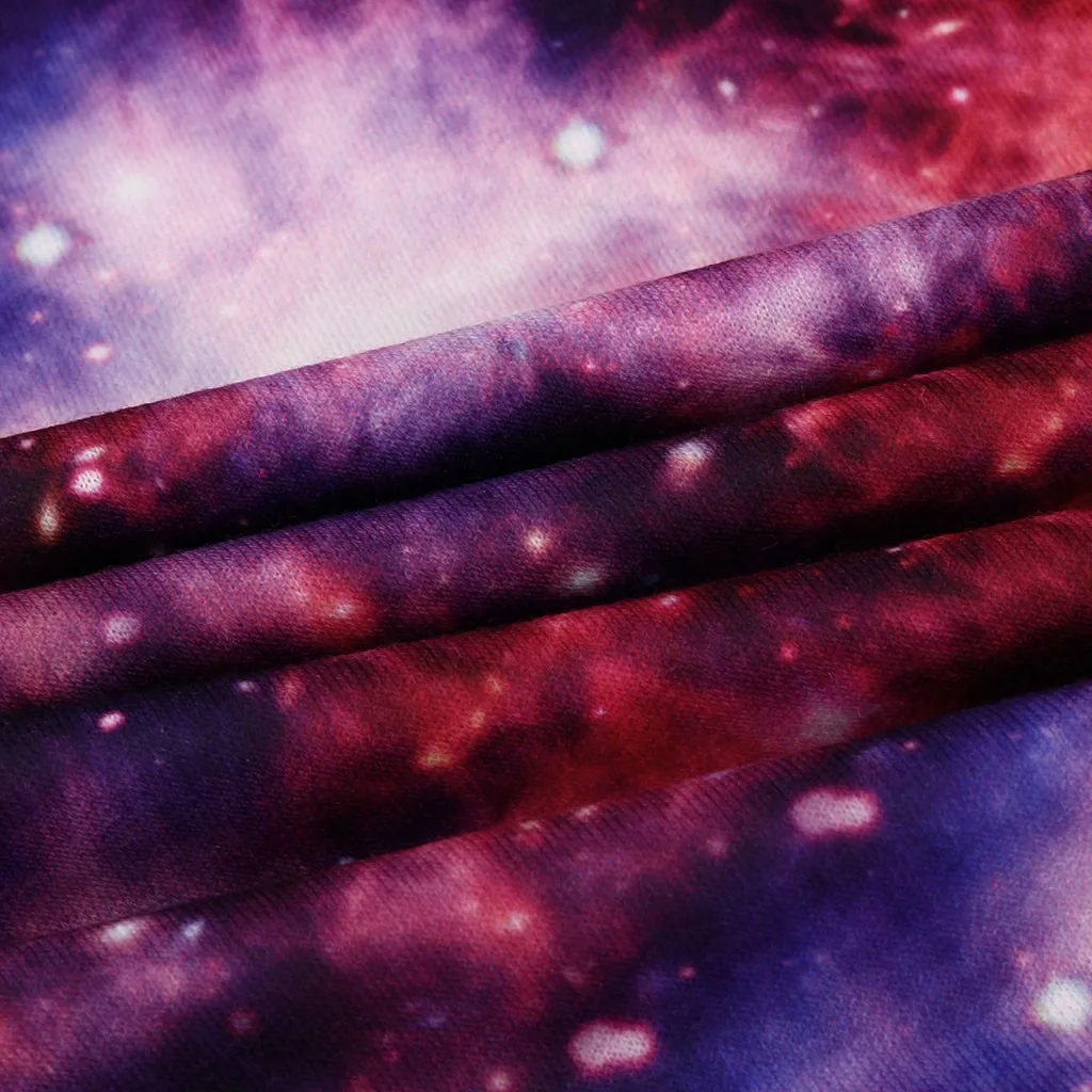 Осень укороченная Толстовка Для женщин с капюшоном с длинным рукавом Galaxy с узором звездного неба, свитшот, пулловер, Толстовка Женский спортивный костюм
