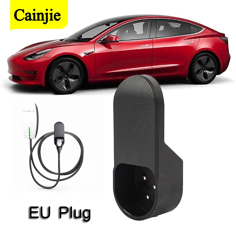 2021 Tesla Автомобильный Держатель зарядного устройства адаптер Поддержка Тип 2