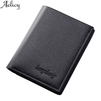 

Aelicy 2020 Ultra-thin Short Sequined Men Wallets With Coin Bag Purse Men Wallet Male Money Dollar Slim Card Package Small Purse