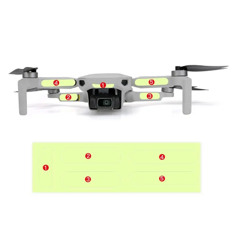 

1Set Luminous Sticker Night Flight Glowing Decorative Sticker for DJI Mavic Mini