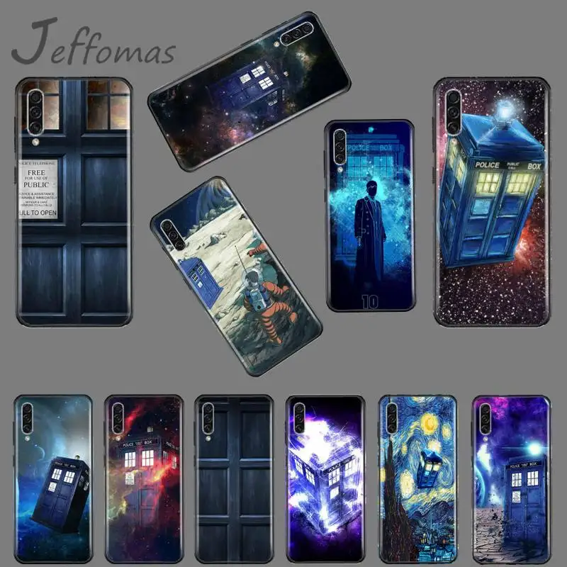 Британия ТВ Доктор Кто ТПУ черный чехол для телефона Корпус Samsung Galaxy A 3 6 7 8 10 20 30 40 50