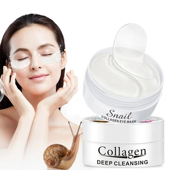 

Natural Ingredients Snail Extract Eye Mask Moisturizing Eye patches Remove Dark Circles Anti Eye Bags Eye Wrinkle Whiten Skin