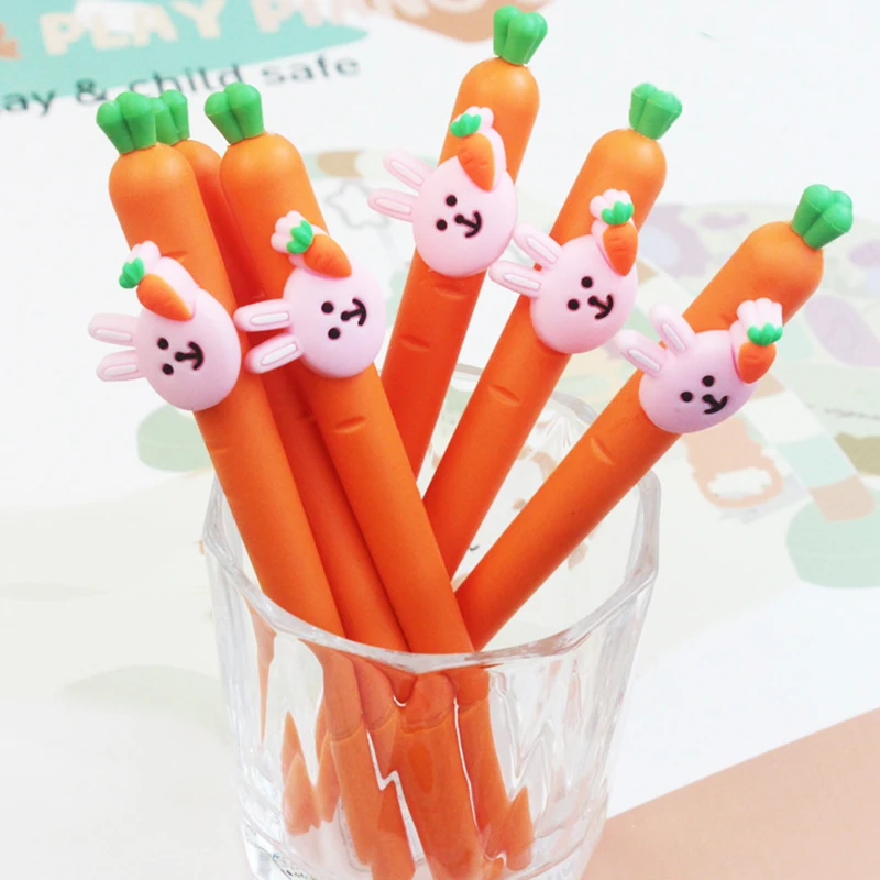 2 x Cute Rabbit Bunny fine point pen Party Cute Kids novelty stationery Kawaii 