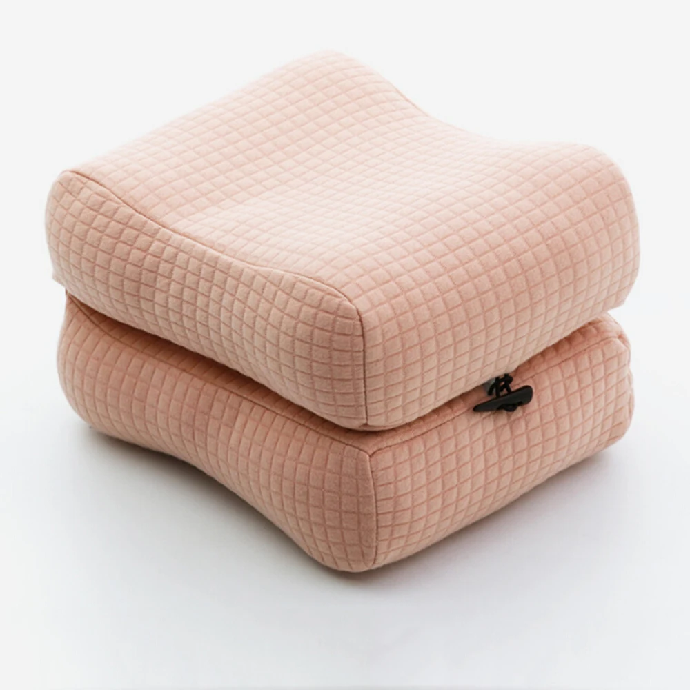 1 шт. подушки высокого качества для ног Подушка для ног зажим для ног Подушка для ног предметы для дома съемная - Цвет: Розовый