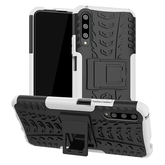 Чехол для huawei P Smart Z Y5 Y9 Prime, гибридный противоударный защитный чехол из ТПУ+ поликарбоната для телефона, чехол-подставка для huawei Honor 9X Pro 8 S, чехол - Цвет: white