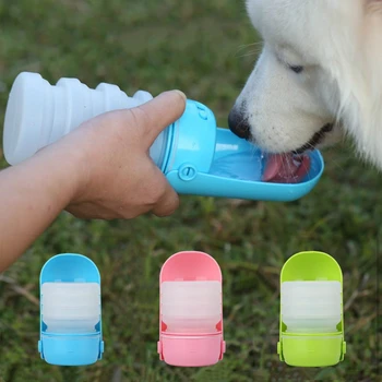 

Collapsible dog water cup pet accompanying water cup care cup outdoor drinking fountain out portable travel water bottle