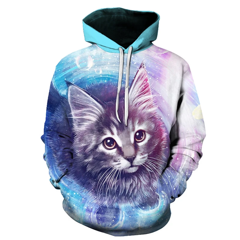 New kitty 3D Hoodies Women/Men Hoody Long Sleeve Trendy Style Hooded Sweatshirts Casual Streetwear Hoodies Pullover pokemon Tops